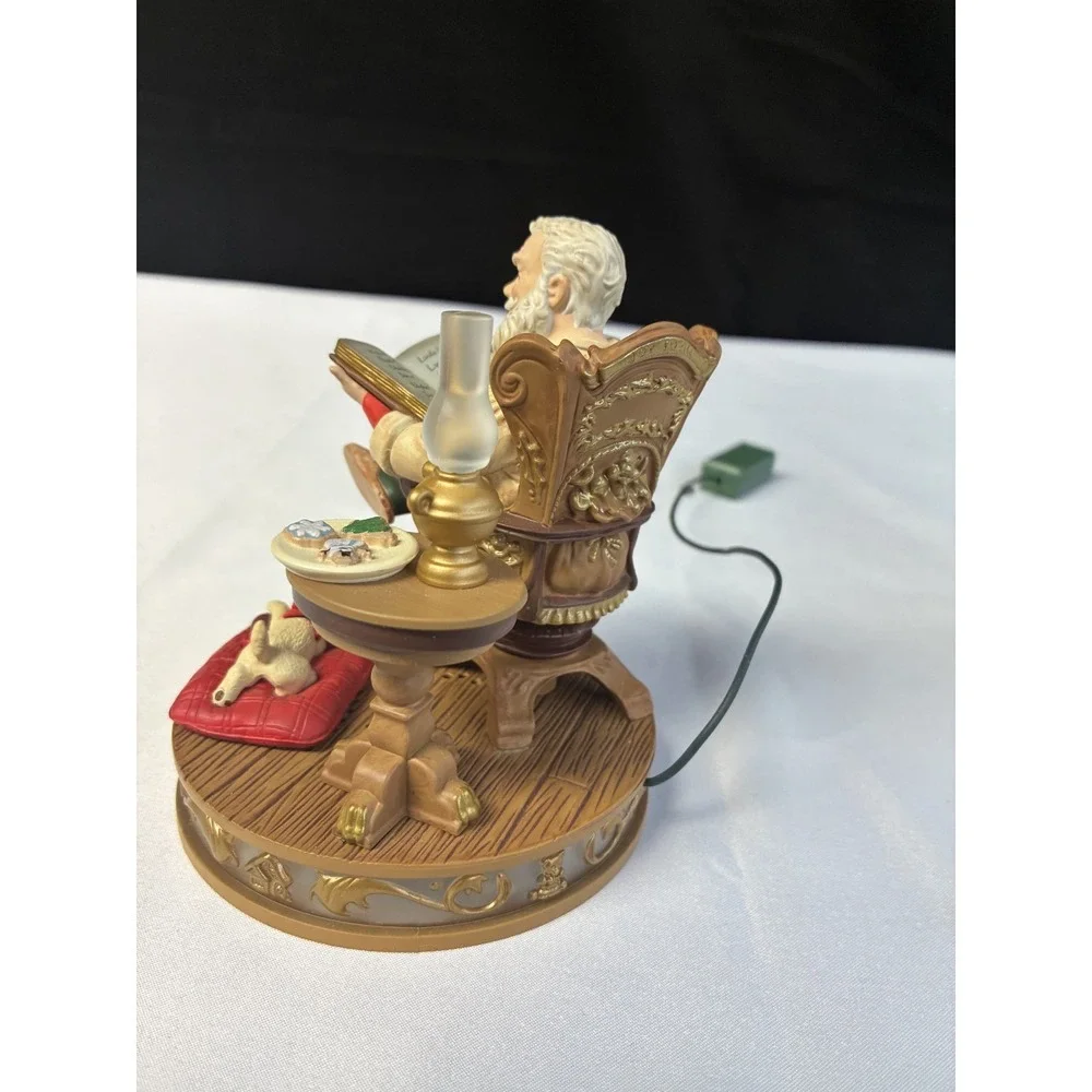 Hallmark Keepsake Magic Cord Checking It Twice Ornament 2011 Santa QX8929